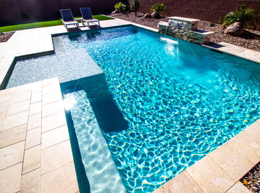 Crystal Clear Swimming Pool Water